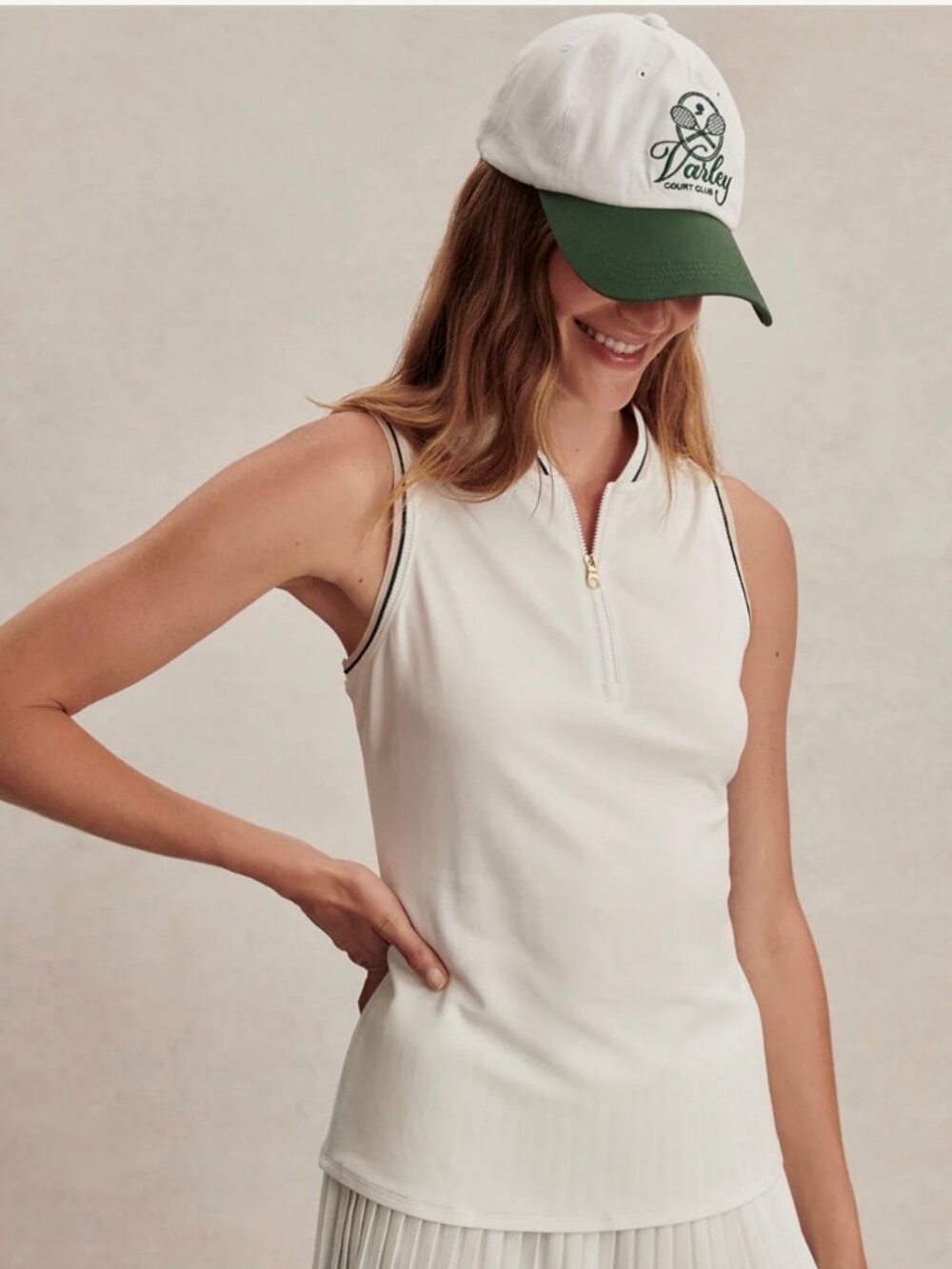 Inga Performance Tank- white - Picture 2 of 3
